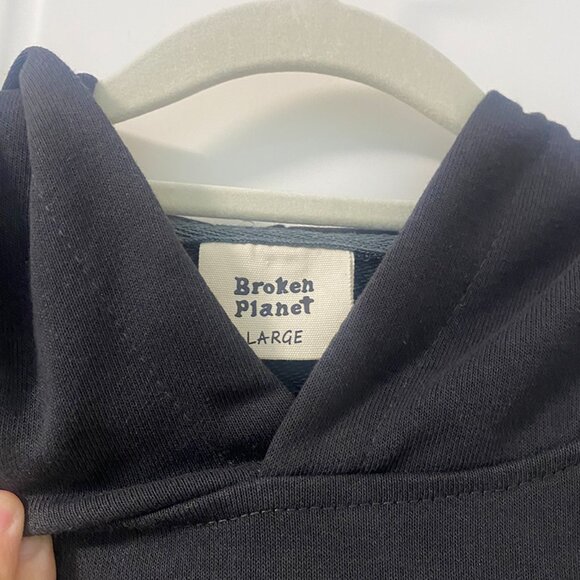 Broken Planet Out of the Shadows Soot Black Sweatshirt - Picture 5 of 11